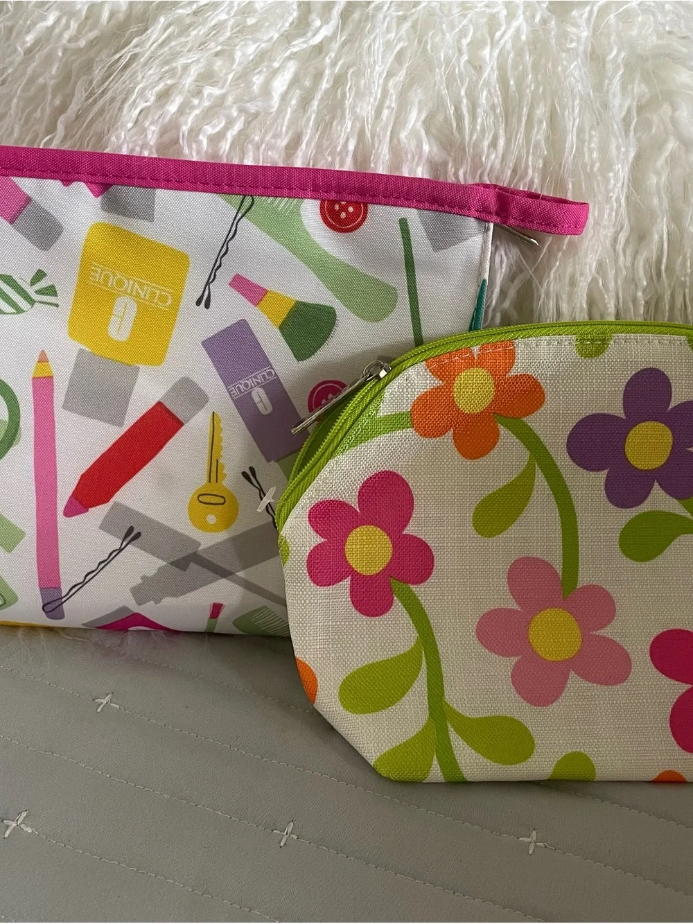 Clinique Cosmetic Pouches | Brand New